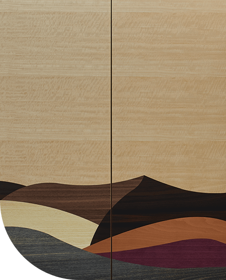 Sculptural furniture concept on a neutral background