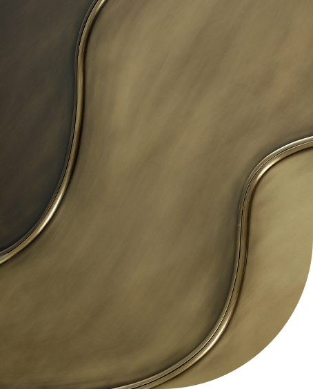Sculptural furniture concept on a neutral background